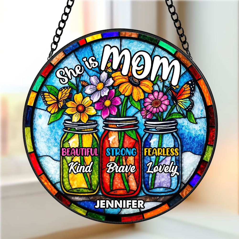 Personalized Gifts For Mom Stained Glass 02huti220325-Homacus