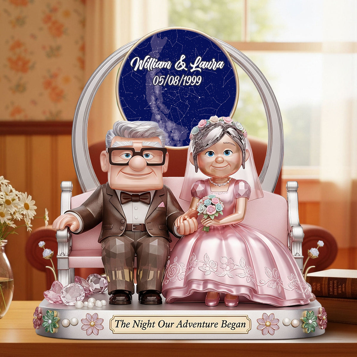 Old Couple Plaque - Personalized Gifts For Couple 01nati230625-Homacus