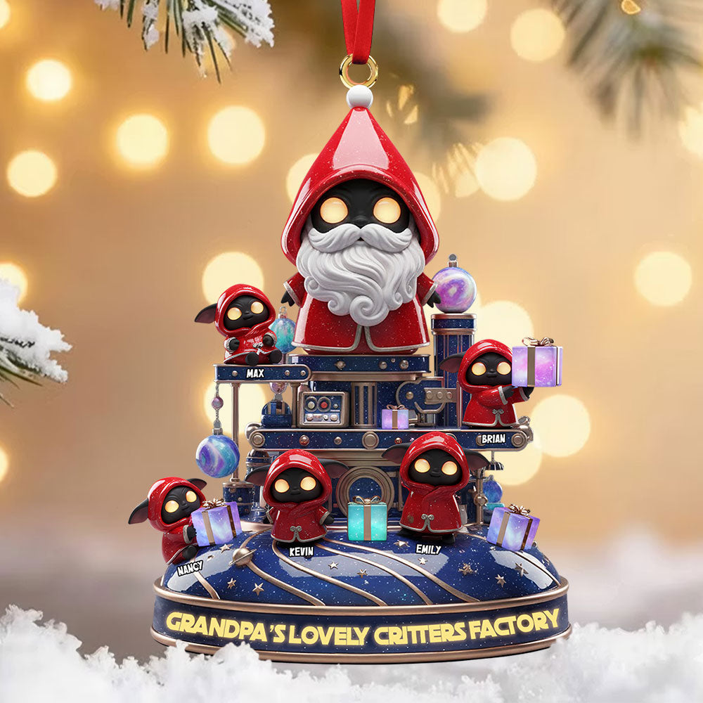 Grandpa's Factory Ornament Personalized Christmas Gifts 08PATI151125-Homacus