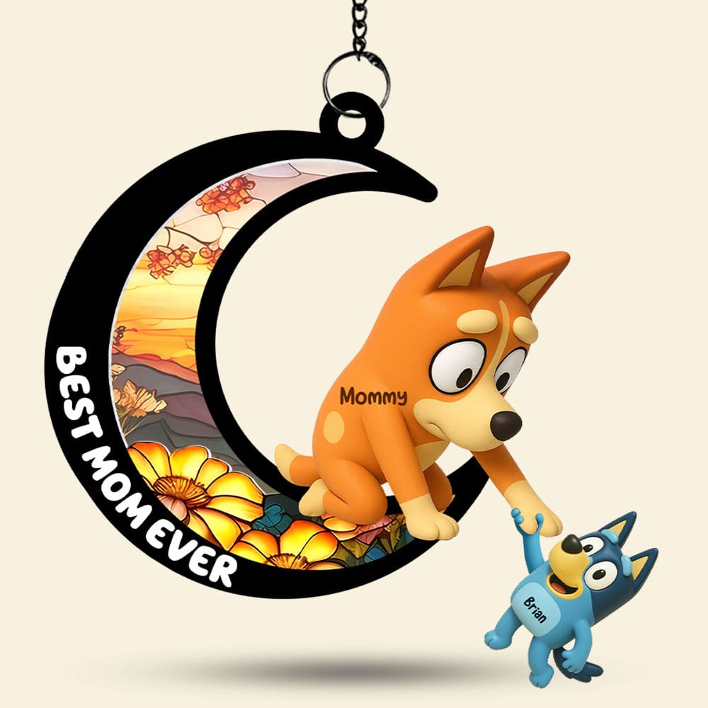 Best Mom Suncatcher Ornament - Personalized Christmas Gifts For Mom 01ohti280425-Homacus