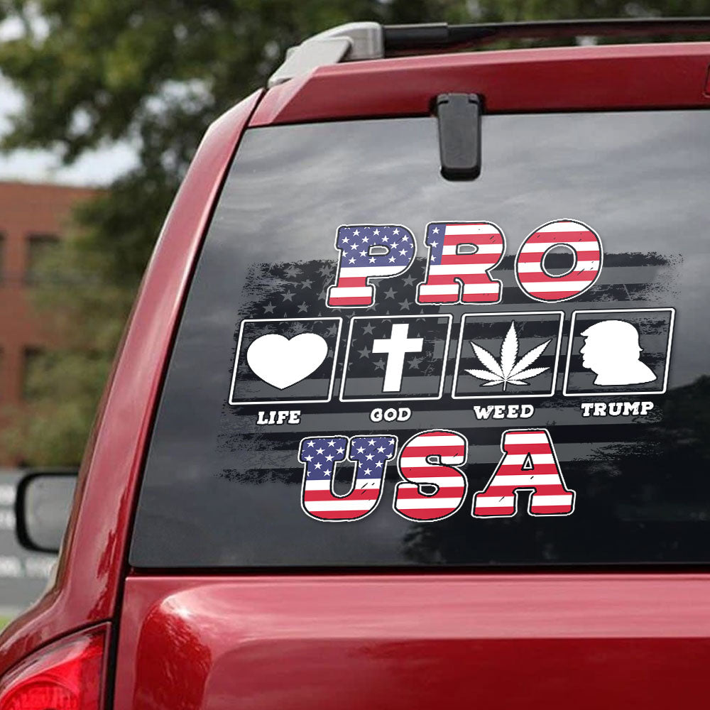 Political Car Decal, Republican Car Decal 04toti060724-Homacus