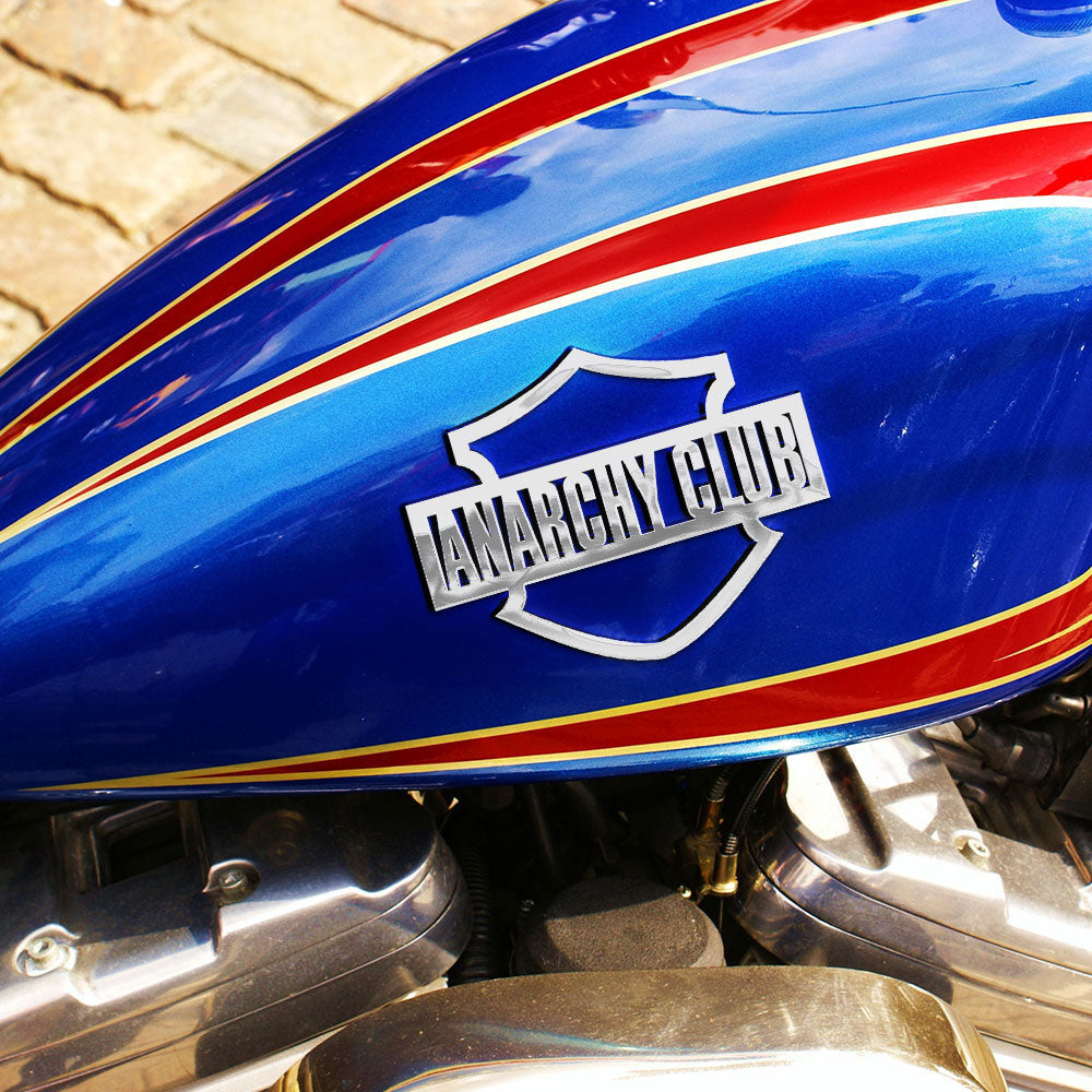 Custom Motorcycle's Name Emblems With Double-Sided Adhesive Tape For Gas Tank-Homacus