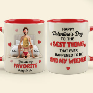 Couple The Best Thing Accent Mug - Personalized Gifts For Couple 02kiti270126-Homacus
