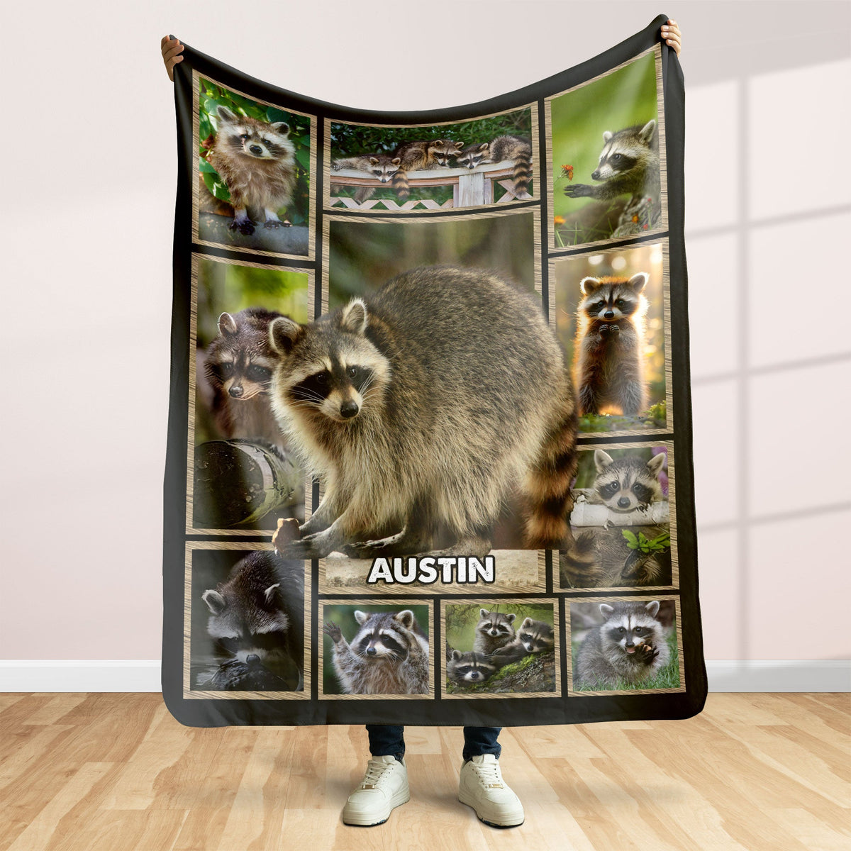 Personalize Gifts For Raccoon Lover Blanket 031qhti030125-Homacus