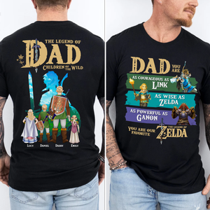 The Legend Of Dad Shirt Personalized Gifts For Dad 01HUHU050525HG-Homacus