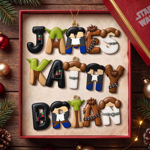 Alphabet Universe Custom Name Ornament - Personalized Gift For Christmas Ornament 01HUTI080926