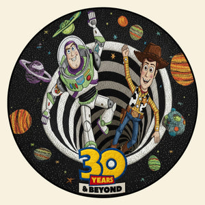30 Years & Beyond Cartoon Quilted Round Mat - Personalized Gifts For Cartoon Lovers 01nati081025-Homacus