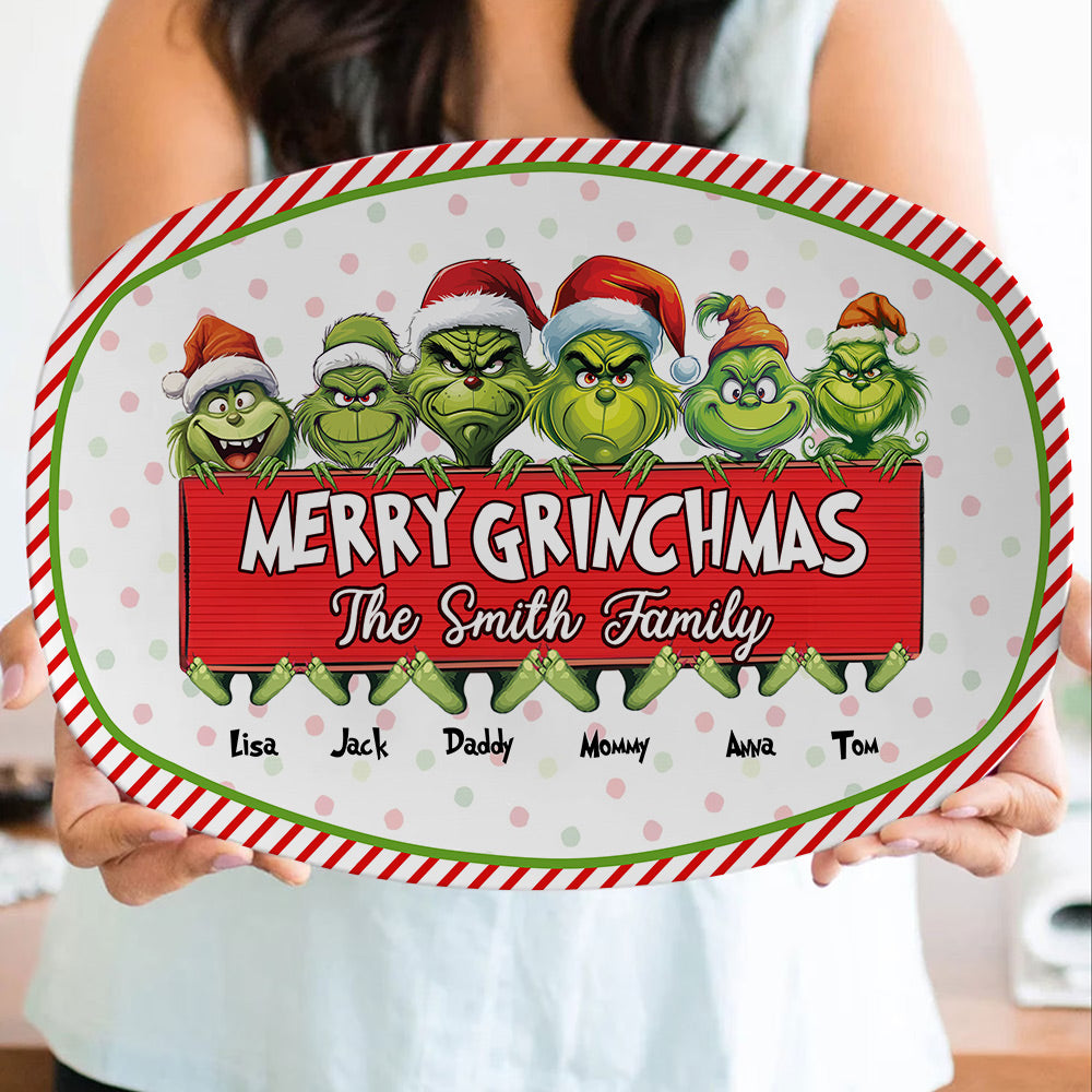 Personalized Christmas Gifts For Family Plate 02ohti231024-Homacus