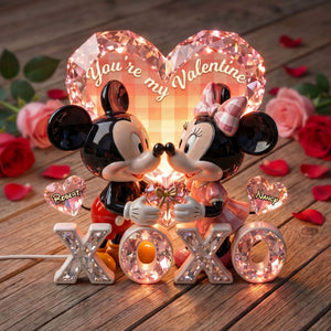 Romantic Couple Acrylic Light Box - Personalized Gifts For Couple 01pati150126