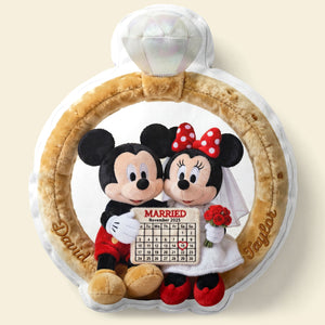 Wedding Couple Custom Shape Pillow - Personalized Gifts For Couples 05ohti101225-Homacus