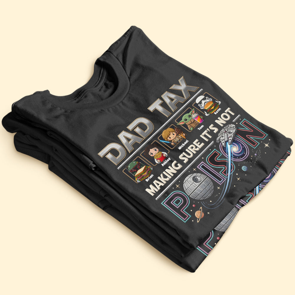 Funny Space Dad Shirt Personalized Gifts For Dad 04PATI250526-Homacus