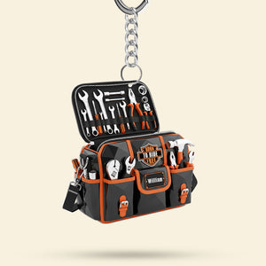 Born To Ride Free Keychain - Personalized Gifts For Bikers 02ohti160625-Homacus