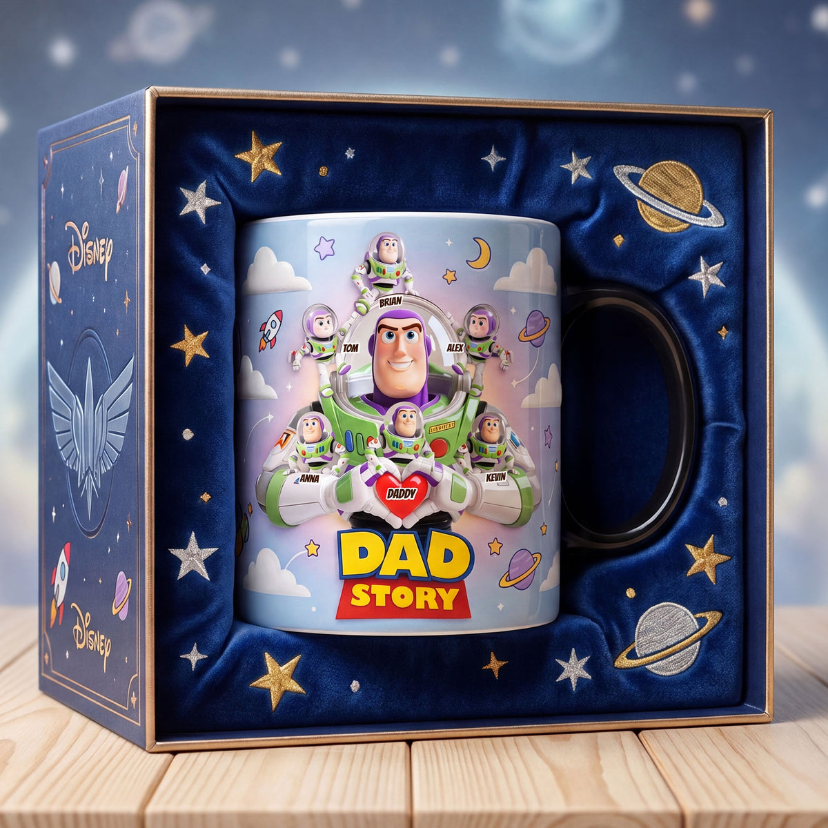 Space Hero Dad Magic Coffee Mug - Personalized Gifts For Dad 05nati300426-Homacus