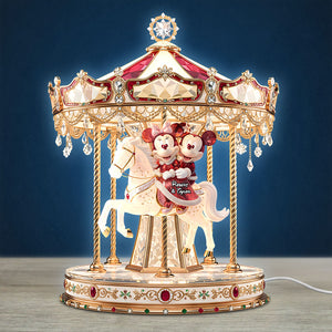 Carousel Couple Light Box - Personalized Gifts For Couple Custom Acrylic Light Box 04PATI111125-Homacus