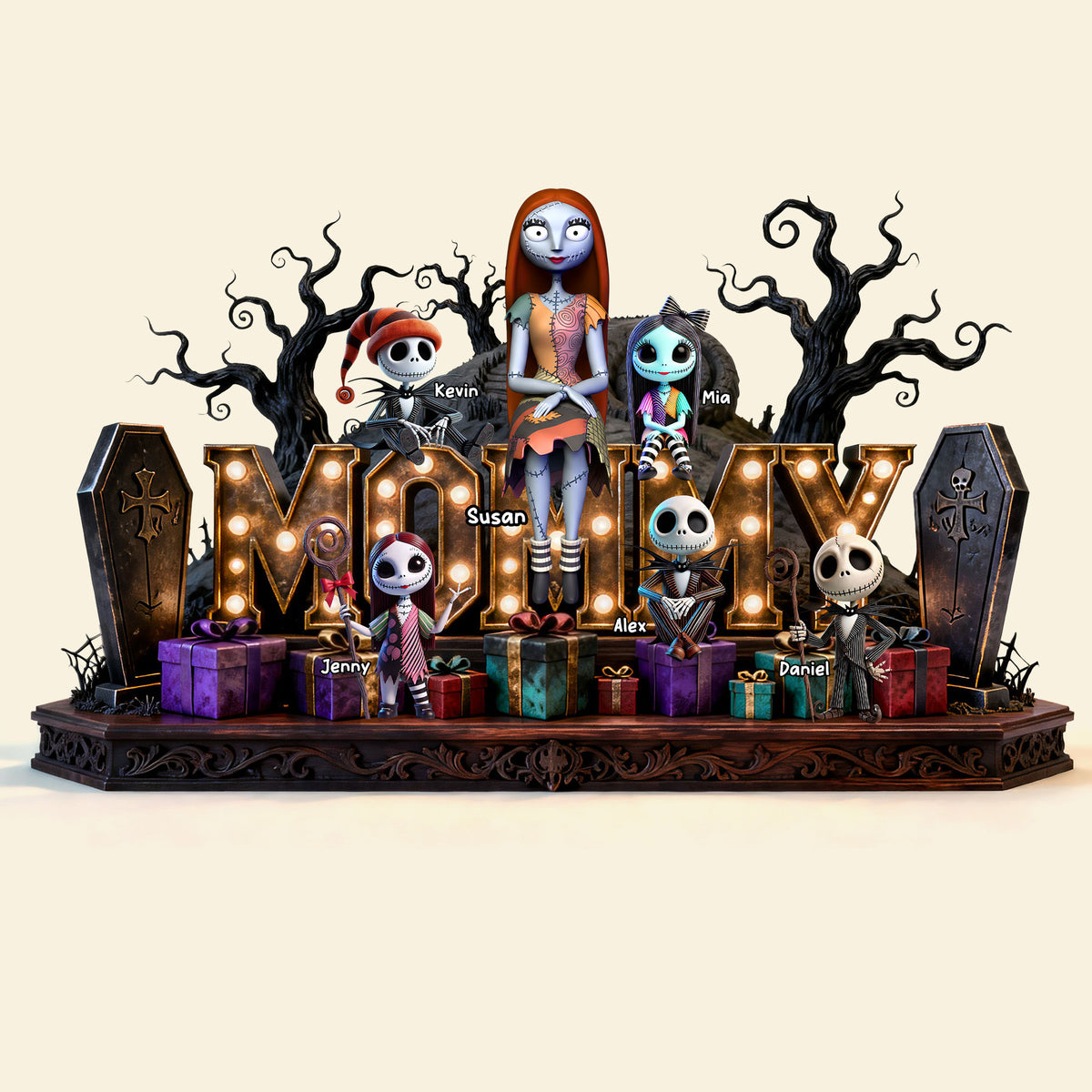 Horror Mommy Acrylic Plaque - Personalized Gifts For Mom 01OHTI260226-Homacus