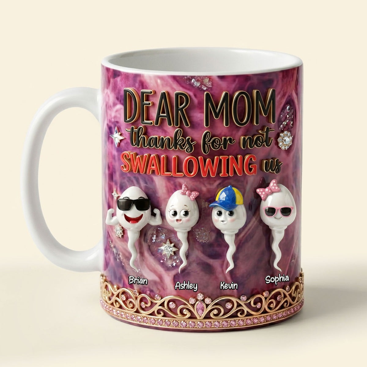 Funny Sperm Kids Coffee Mug - Personalized Gifts For Moms 01ohti100426-Homacus