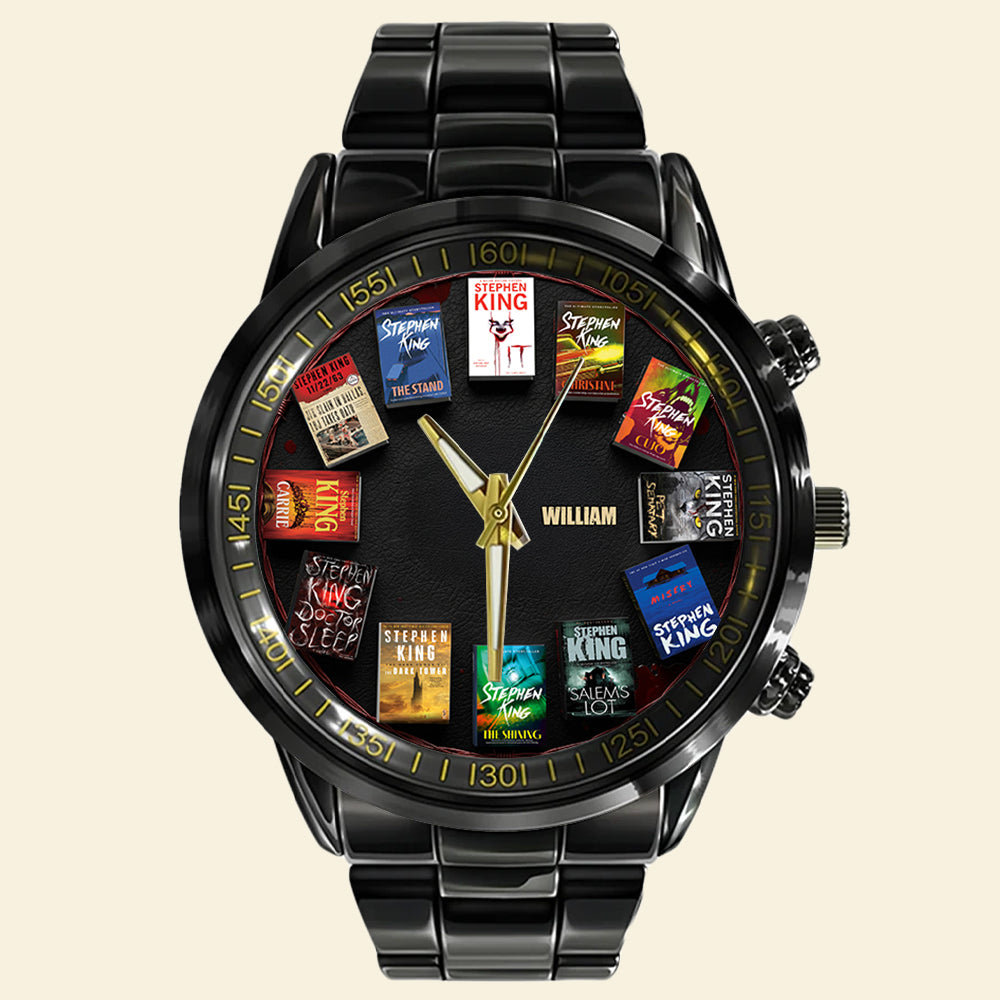 Novel Book Men's Watch - Personalized Gifts For Novel Lovers 04nati050825-Homacus