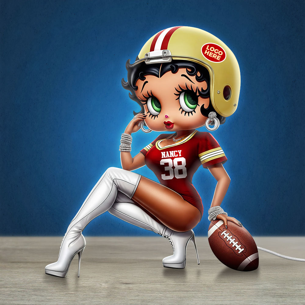 Retro Cute Girl Light Box – Personalized Gift For Sport Lovers 01HUTI011225-Homacus