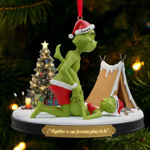 Cheeky Green Couple Ornament - Personalized Gifts For Couple 03ohti091025-Homacus