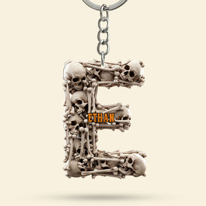 Skull Keychain - Personalized Gifts For Skull Lovers 02huti240725-Homacus