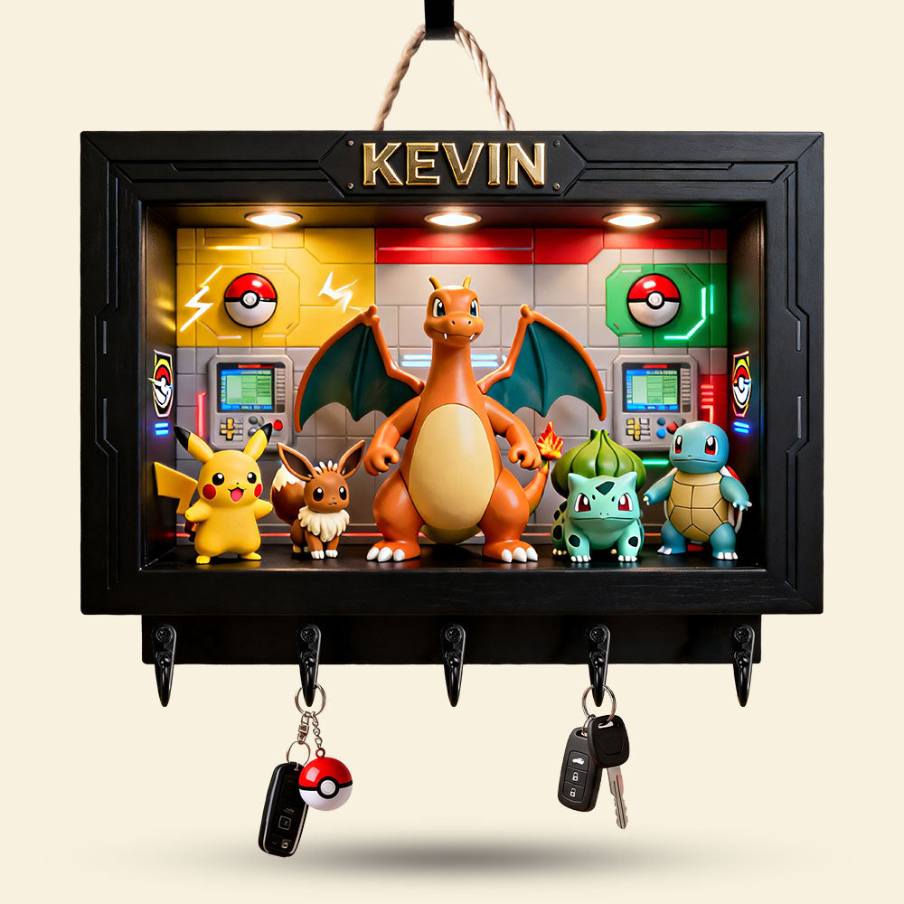 Pocket Monster Acrylic Key Hanger - Personalized Gifts For Movie & Game Lovers 01nati140126-Homacus