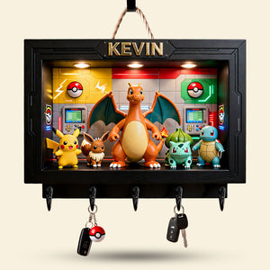 Pocket Monster Acrylic Key Hanger - Personalized Gifts For Movie & Game Lovers 01nati140126-Homacus
