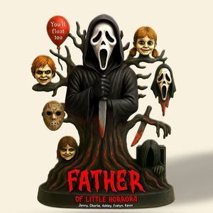 Horror Dad Plaque - Personalized Gifts For Dad 05ohti050525-Homacus