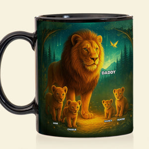 Lion Dad Coffee Mug - Personalized Gifts For Dad 04ohti070525-Homacus