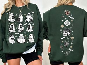 Bookish Ghosts Shirt - Halloween Gift For Book Lovers 63laxx180725-Homacus