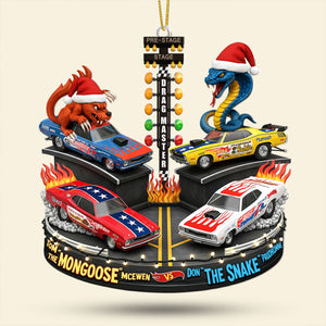 Festive Rivalry Christmas Ornament, Personalized Gifts For Drag Racing Lovers 05qhti150925-Homacus