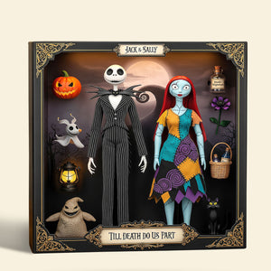 Spooky Couple Plaque - Personalized Gifts For Couple 04nati130825-Homacus