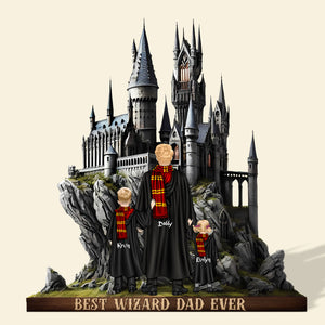 Wizard Dad Plaque - Personalized Gifts For Dad 05xqti020525-Homacus