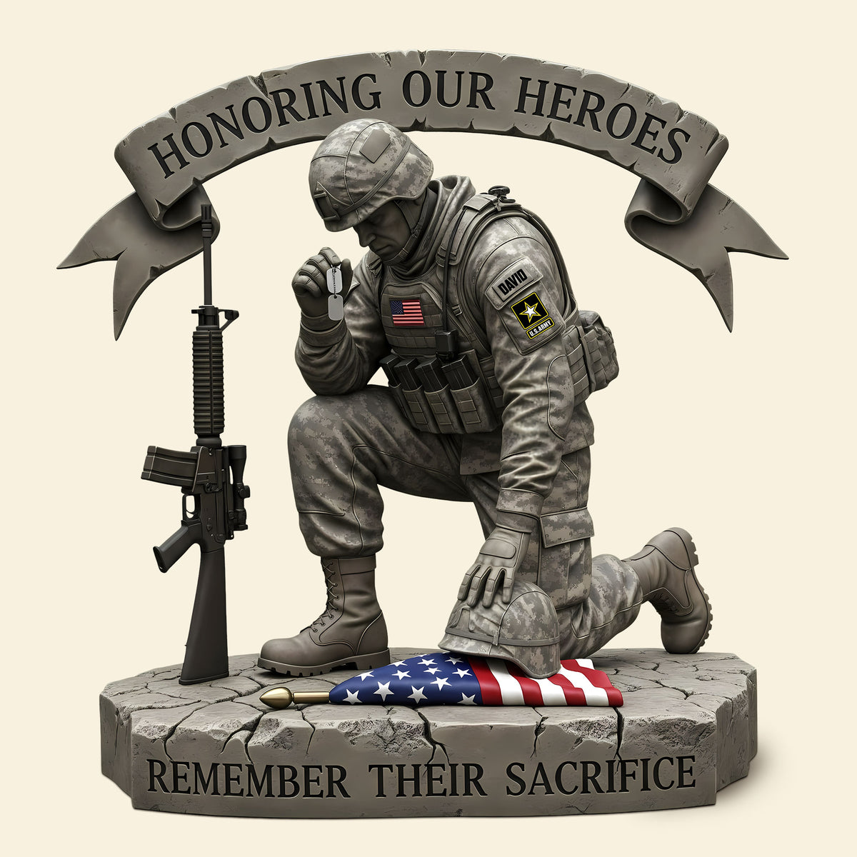 Veteran Plaque - Personalized Gifts For Veteran 04nati030725-Homacus