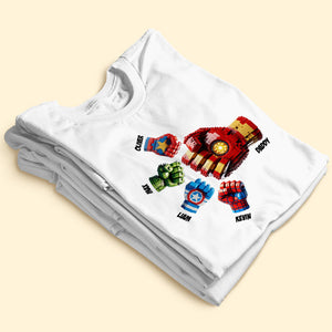 Super Dad's Fist Bump Shirt - Personalized Gifts For Dad 05OHTI270525-Homacus
