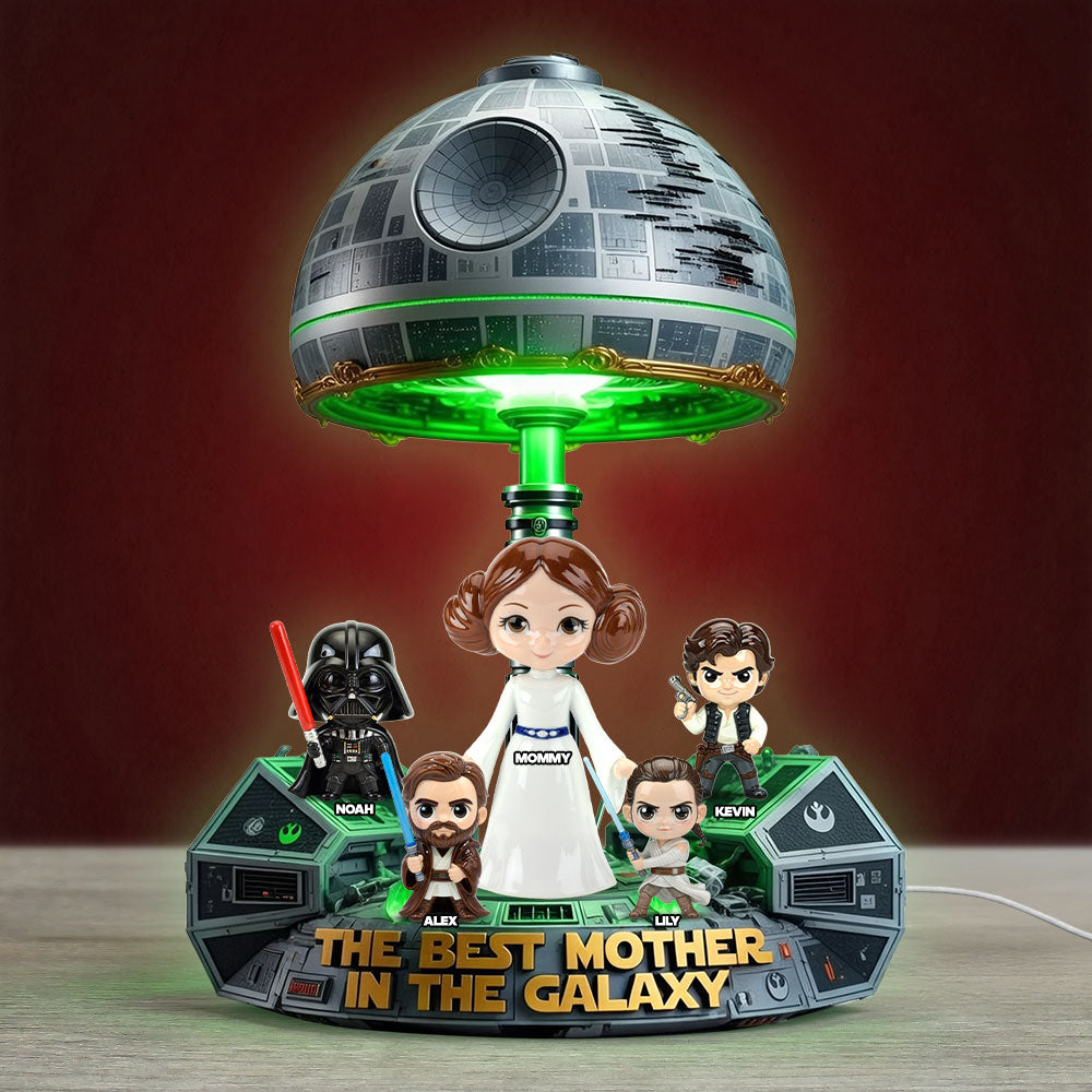 Spaceship Sci-fi Theme Mom Light Box - Personalized Gifts For Mother's Day Acrylic Light Box 02OHTI140426-Homacus