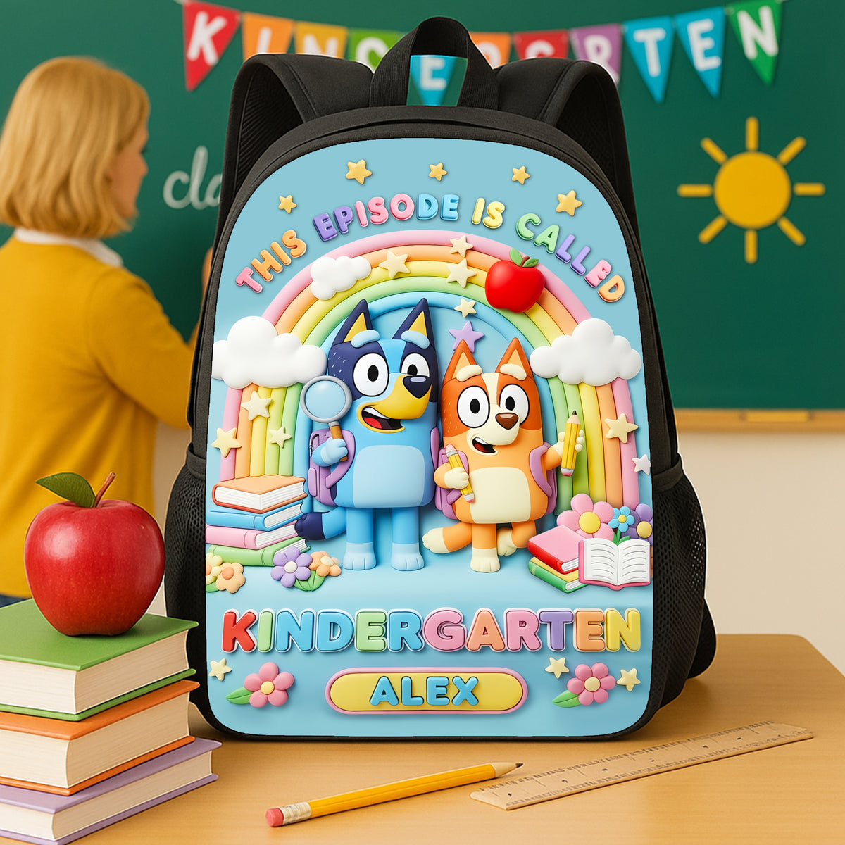 Cute Cartoon School Bag, Personalized Gifts For Kids 03qhti010825-Homacus