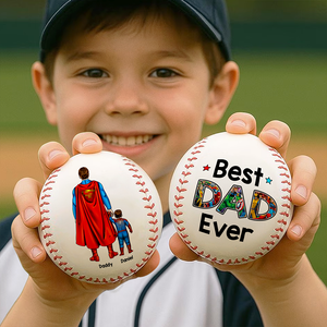 Super Dad Baseball - Personalized Gift For Dad 01ACHU290425PA-Homacus