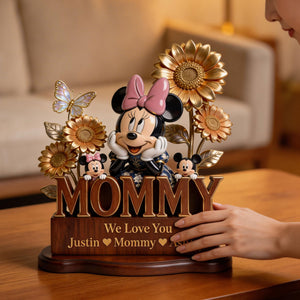 Mommy We Love You Acrylic Plaque - Personalized Gifts For Mother's Day Plaque 05TOTI200326-Homacus