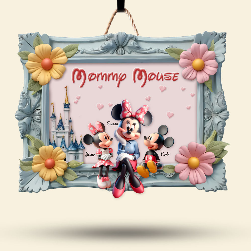 Personalized Gifts For Mom Wood Sign, Cute Magical Mom 05qhti050425-Homacus