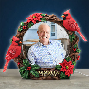 Cardinal Heaven Light Box - Custom Photo Gifts For Heavens Custom Acrylic Light Box 03NATI121125-Homacus