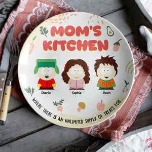 Personalized Gifts For Mom Ceramic Round Plate 04xqti180325hg-Homacus