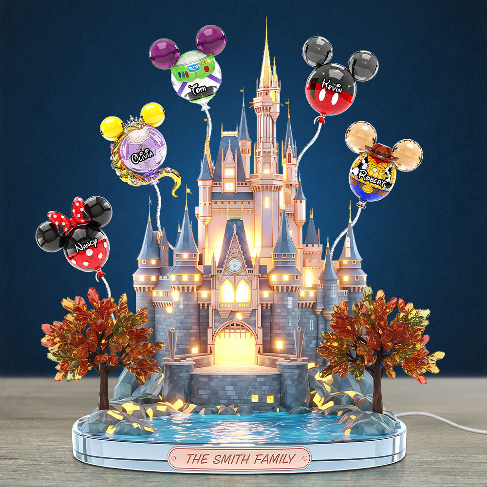 Personalized Gifts For Family, Custom Shape Acrylic Light Box 04ohti041125-Homacus