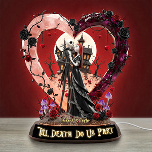 Spooky Couple Acrylic Light Box - Personalized Gifts For Couple 03toti291125-Homacus