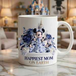 Happiest Mom Fairytale Coffee Mug - Personalized Gifts For Mom 01PGTI150426-Homacus