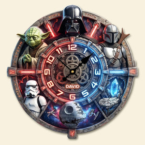 Fantasy Hanging Wall Clock - Personalized Gifts 05huti241225-Homacus