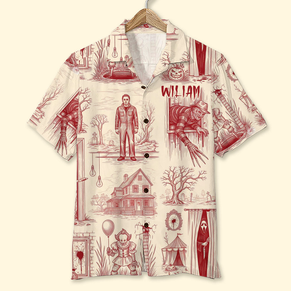 Horror Character Hawaiian Shirt - Personalized Gifts For Horror Lovers 04ohti120625-Homacus