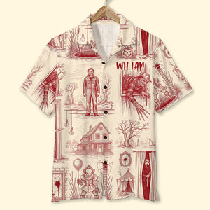Horror Character Hawaiian Shirt - Personalized Gifts For Horror Lovers 04ohti120625-Homacus