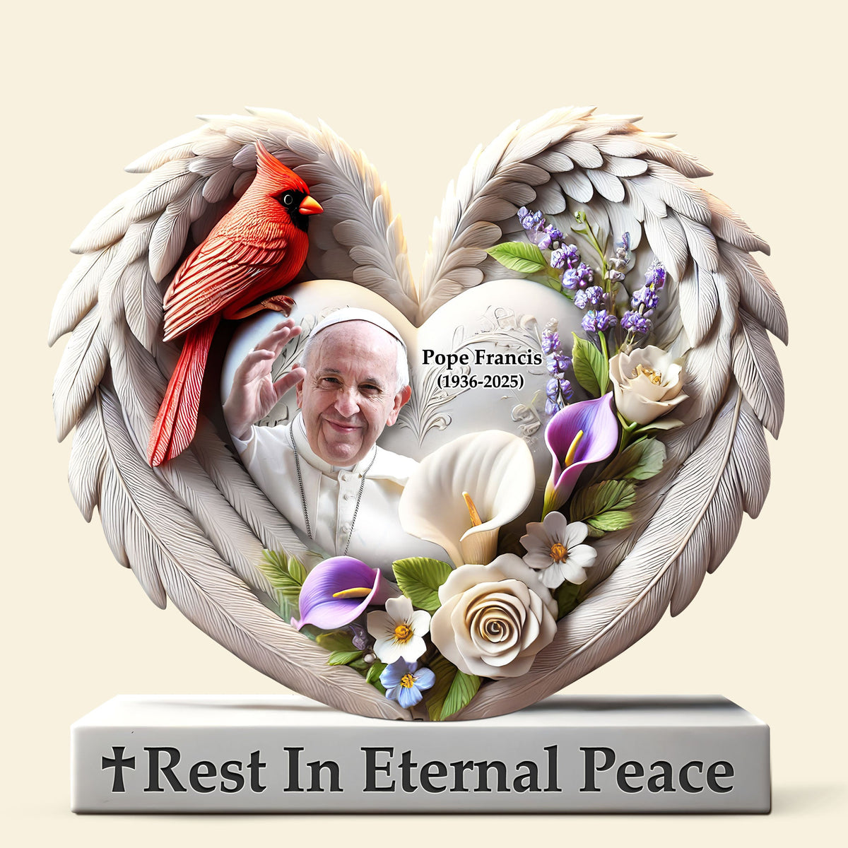 Rest In Eternal Piece Plaque - Gift For Heaven 042HUTI210425-Homacus