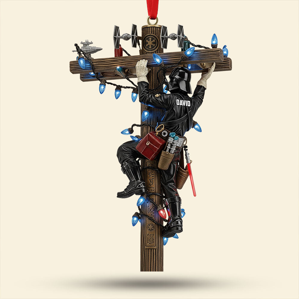 Lineman Ornament - Personalized Gift For Christmas Ornament 02TGTI011125-Homacus