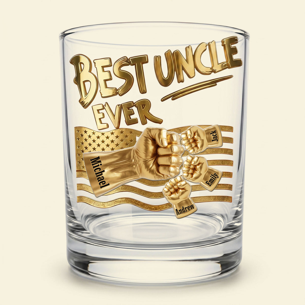 Power Fist Drinking Glass - Personalized Gifts For Uncles 052ohti220526-Homacus